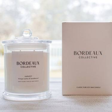 HARVEST - Vintage Leather & Sandalwood Classic Candle